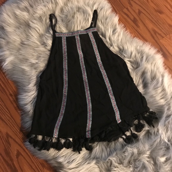 Tops - Aztec Tassel Tank